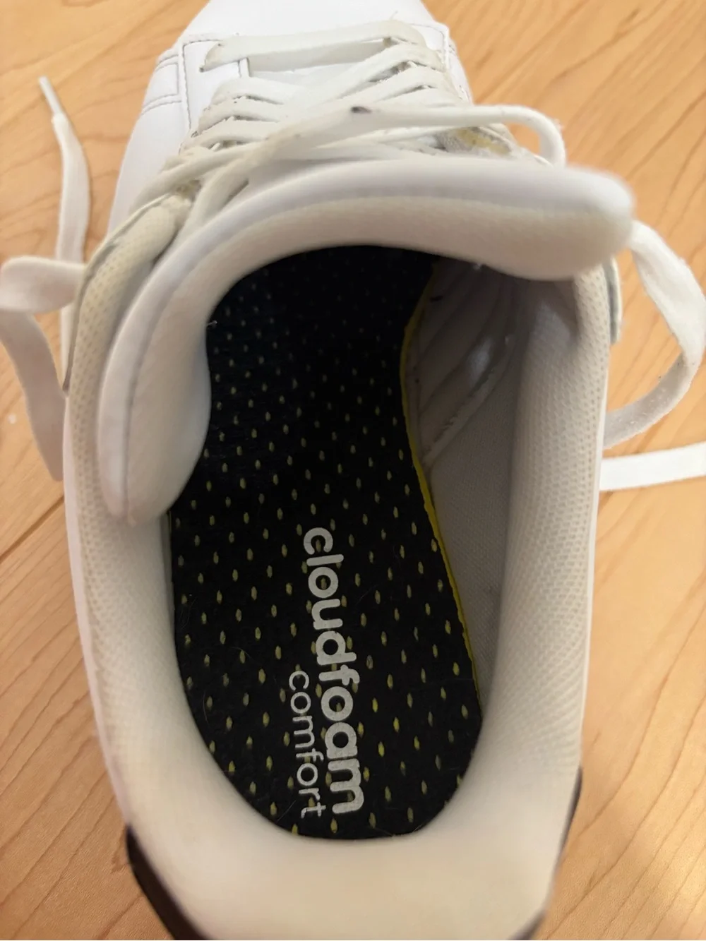 adidas White and Black Court-Inspired Men's Sneakers
